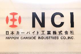 Nippon Carbide Industries signboard and logo